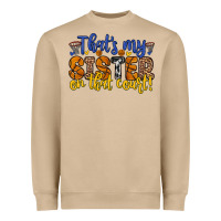 Mushroom that s my sister on that court Heavyweight Sweatshirt - Zillion Design Studio