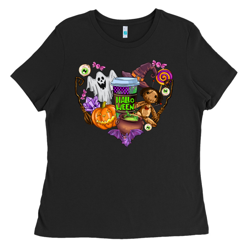 Halloween Ladies Tee by AdoDesignShop | Teevron
