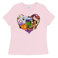 Bubblegum Pink halloween Ladies Tee - AdoDesignShop