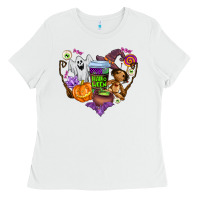 White halloween Ladies Tee - AdoDesignShop