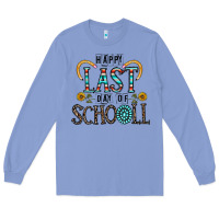Colony Blue happy last schopol Long Sleeve Tee - CowhideDigitalArt