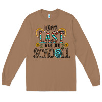Toasted Coconut happy last schopol Long Sleeve Tee - CowhideDigitalArt