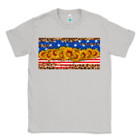Moon Dust usa flag sunflowers license plate Classic Tee - HRA Design Shop