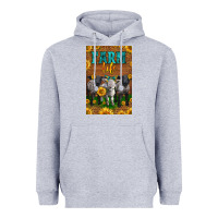 Heather Grey Western Baby Sheeps Farm Life Heavyweight Hoodie - LillyAllenDesigns