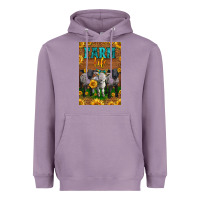 Lavender Western Baby Sheeps Farm Life Heavyweight Hoodie - LillyAllenDesigns