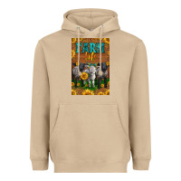 Mushroom Western Baby Sheeps Farm Life Heavyweight Hoodie - LillyAllenDesigns
