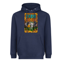 Navy Western Baby Sheeps Farm Life Heavyweight Hoodie - LillyAllenDesigns