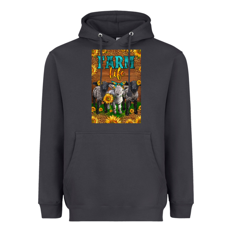 Western Baby Sheeps Farm Life Heavyweight Hoodie by LillyAllenDesigns | Teevron