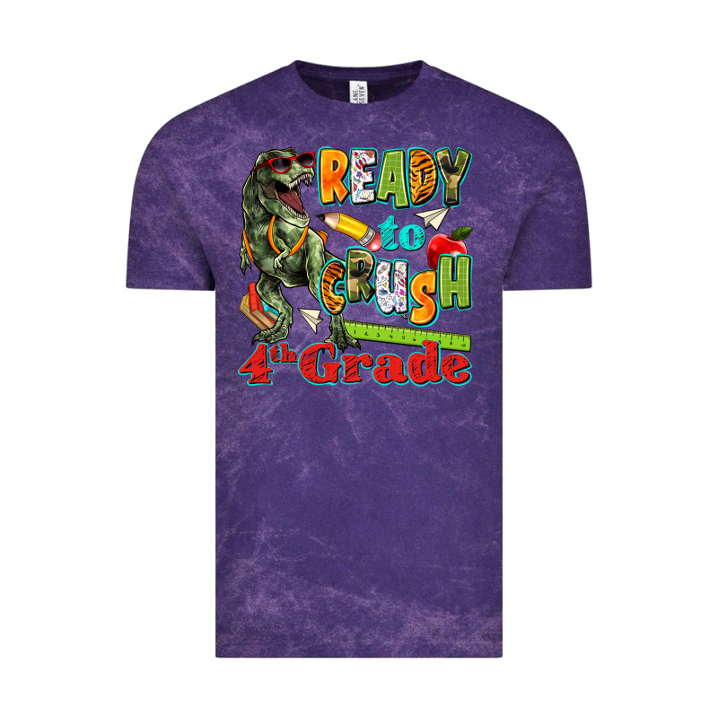 Ready To Crush Fourth Grade Vintage Tee by texasbilliewilder | Teevron