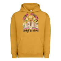 Pigment Peanut Butter read books change the world artiststas Urban Hoodie - Artiststas