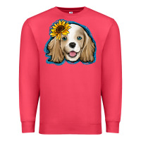Cardinal cocker spaniel sunflower Premium Sweatshirt - Jasminsmagicworld