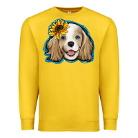 Lemon cocker spaniel sunflower Premium Sweatshirt - Jasminsmagicworld