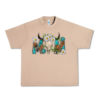 Burro mom with bull skull Urban Heavy Tee - texasbilliewilder