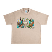 French Oak mom with bull skull Urban Heavy Tee - texasbilliewilder