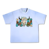 Grape Ice mom with bull skull Urban Heavy Tee - texasbilliewilder