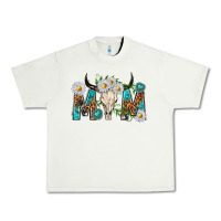 Pistachio mom with bull skull Urban Heavy Tee - texasbilliewilder