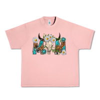 Salmon mom with bull skull Urban Heavy Tee - texasbilliewilder