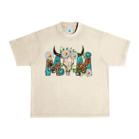 Sandshell mom with bull skull Urban Heavy Tee - texasbilliewilder