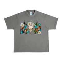 Tornado mom with bull skull Urban Heavy Tee - texasbilliewilder