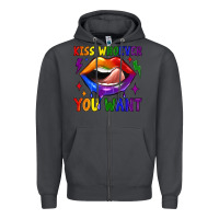 Smoke kiss whoever you want Zipper Hoodie - JahusDesignShop
