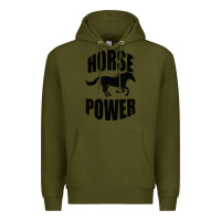 Army Green Horse Power Premium Hoodie - Bettercallsaul