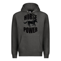 Charcoal Heather Horse Power Premium Hoodie - Bettercallsaul