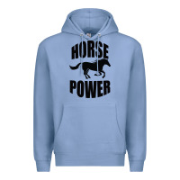 Colony Blue Horse Power Premium Hoodie - Bettercallsaul