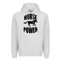 Dove Grey Horse Power Premium Hoodie - Bettercallsaul