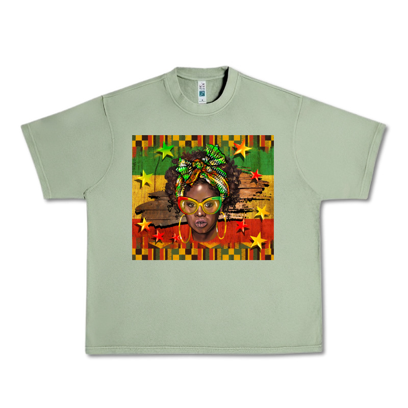 Juneteenth Black Women  Tumbler Urban Heavy Tee by BarkalooDesign | Teevron