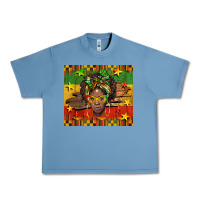 Pebble Blue juneteenth black women  tumbler Urban Heavy Tee - BarkalooDesign