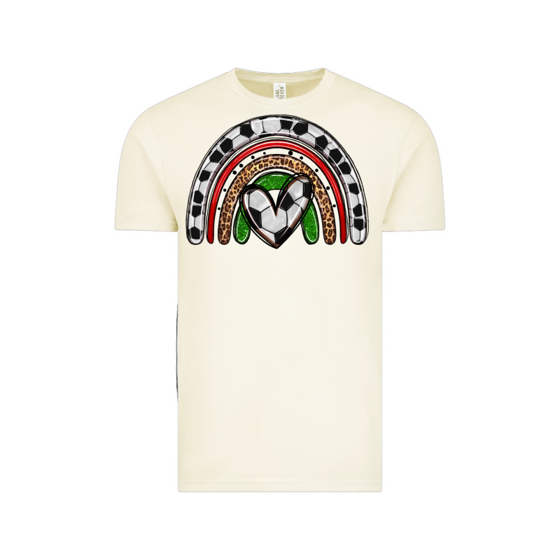 Soccer Rainbow Vintage Tee by Zillion Design Studio | Teevron