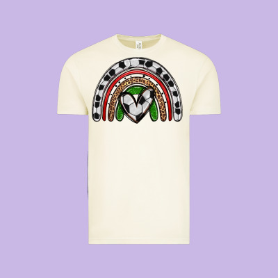 Soccer Rainbow Vintage Tee Designed By Zillion Design Studio