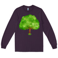Plum tree Long Sleeve Tee - FaDigitalArtStudio