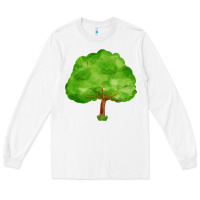 White tree Long Sleeve Tee - FaDigitalArtStudio