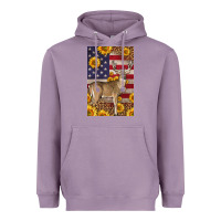 Lavender Western American Deer Heavyweight Hoodie - LillyAllenDesigns