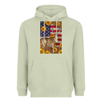Matcha Western American Deer Heavyweight Hoodie - LillyAllenDesigns