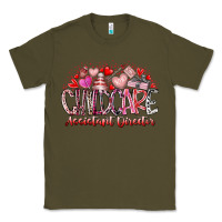 Army Green childcare assistant director Classic Tee - RacoonDesign