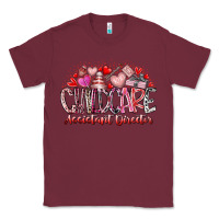 Burgundy childcare assistant director Classic Tee - RacoonDesign