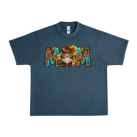 Midnight Navy mom with bull skull Urban Heavy Tee - texasbilliewilder