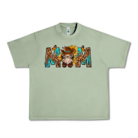 Oil Green mom with bull skull Urban Heavy Tee - texasbilliewilder