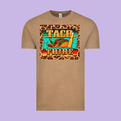 Taco Tribe Vintage Tee Designed By Barkaloodesign