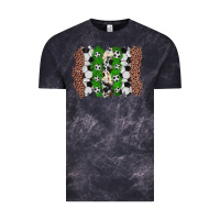 Cloud Black soccer brushstroke Vintage Tee - Zillion Design Studio