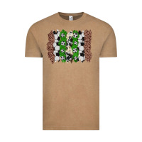 Vintage Coffee soccer brushstroke Vintage Tee - Zillion Design Studio