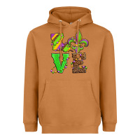Meerkat love mardi gras Heavyweight Hoodie - Jasminsmagicworld