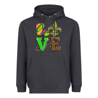 Smoke love mardi gras Heavyweight Hoodie - Jasminsmagicworld