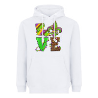 White love mardi gras Heavyweight Hoodie - Jasminsmagicworld