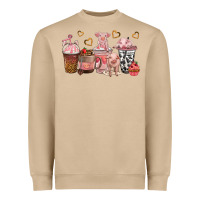 Mushroom pigs coffee cups Heavyweight Sweatshirt - texasbilliewilder