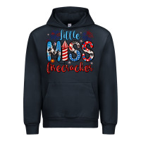 Navy little miss firecracker 4th of july Urban Hoodie - Artiststas