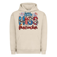 Pigment French Oak little miss firecracker 4th of july Urban Hoodie - Artiststas