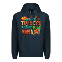 Navy my favorite call me mama Premium Hoodie - MaliasSmallBusiness